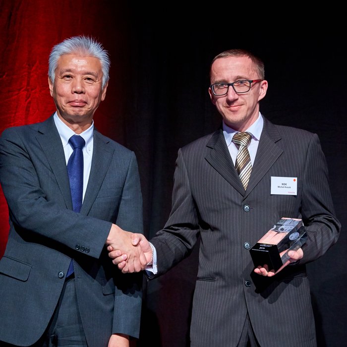 Toyota Motor Europe myöntää NSK Needle Bearing Poland -yksikölle toimittajapalkinnon